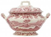COPELAND SPODE SEVERN RED TRAN