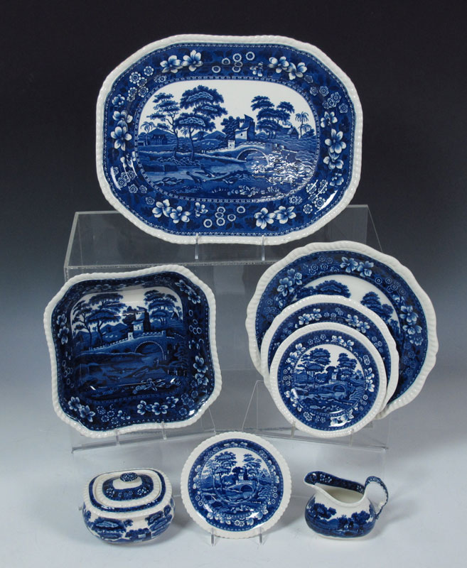 COPELAND SPODES TOWER DINNERWARE IN