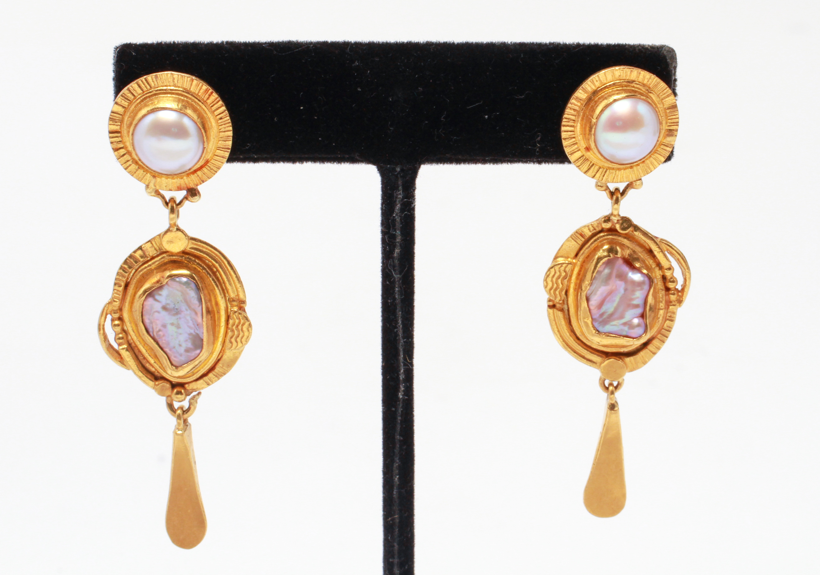 COPPELMAN 22K & 18K GOLD & PEARLS