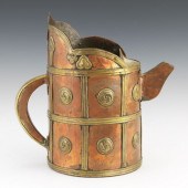COPPER AND BRASS WATERING CAN