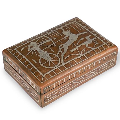 COPPER AND SILVER INLAID JEWELRY