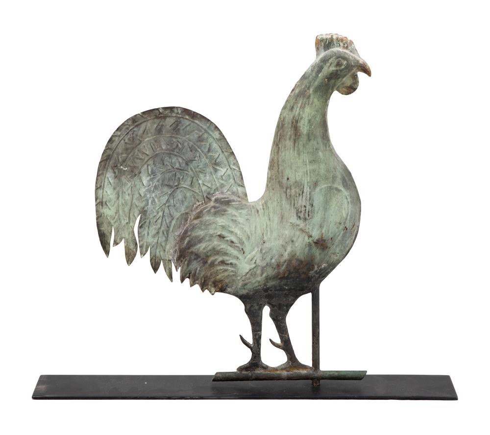 COPPER AND ZINC FULL-BODIED ROOSTER