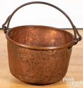 COPPER APPLE BUTTER KETTLE, 19