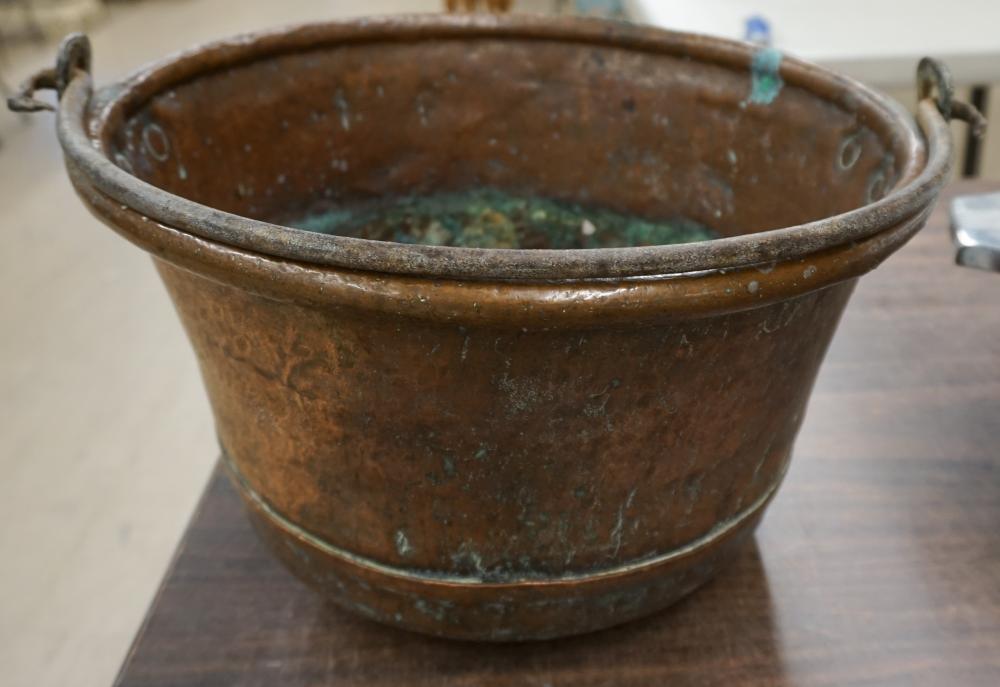 COPPER BALE HANDLE BUCKETCopper