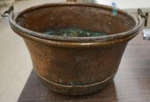 COPPER BALE HANDLE BUCKETCoppe