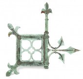 Copper bannerette weathervane