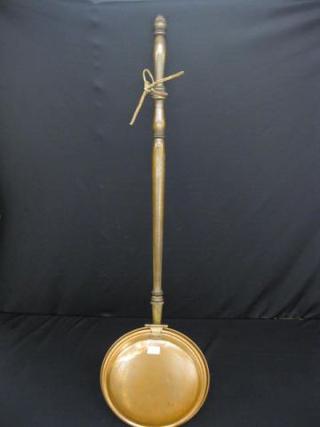 Copper Bed Warmer wooden handle