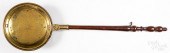COPPER BEDWARMER, 19TH C.Coppe