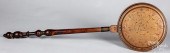 COPPER BEDWARMER, 19TH C.Coppe