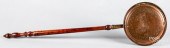 COPPER BEDWARMER, 19TH C.Coppe