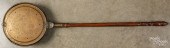 COPPER BEDWARMER, 19TH C.Coppe