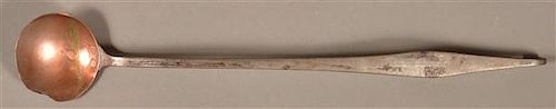 COPPER BOWL LADLE ATTRIBUTED TO