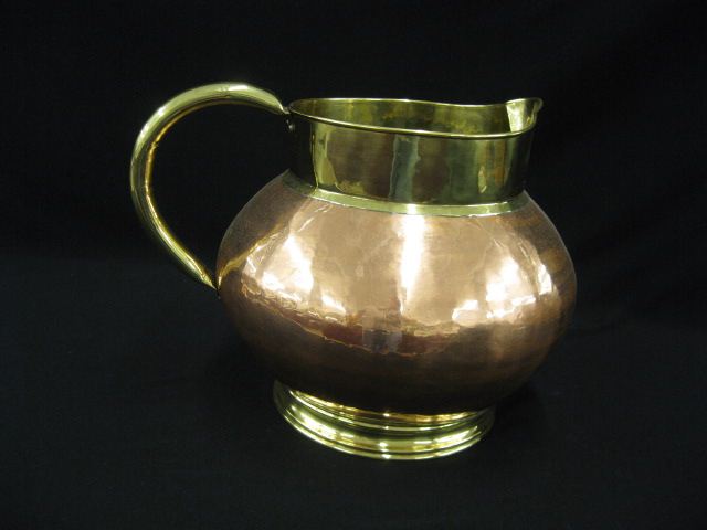 Copper & Brass Oversized Pitcher