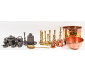 COPPER, BRASS, PEWTER TABLEWAR