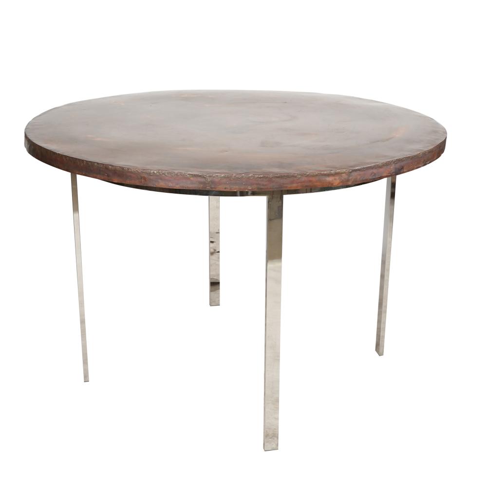 COPPER & BRUSHED METAL DINING