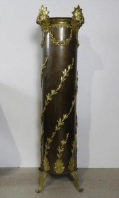 COPPER COLUMNAR PEDESTAL, FRAN