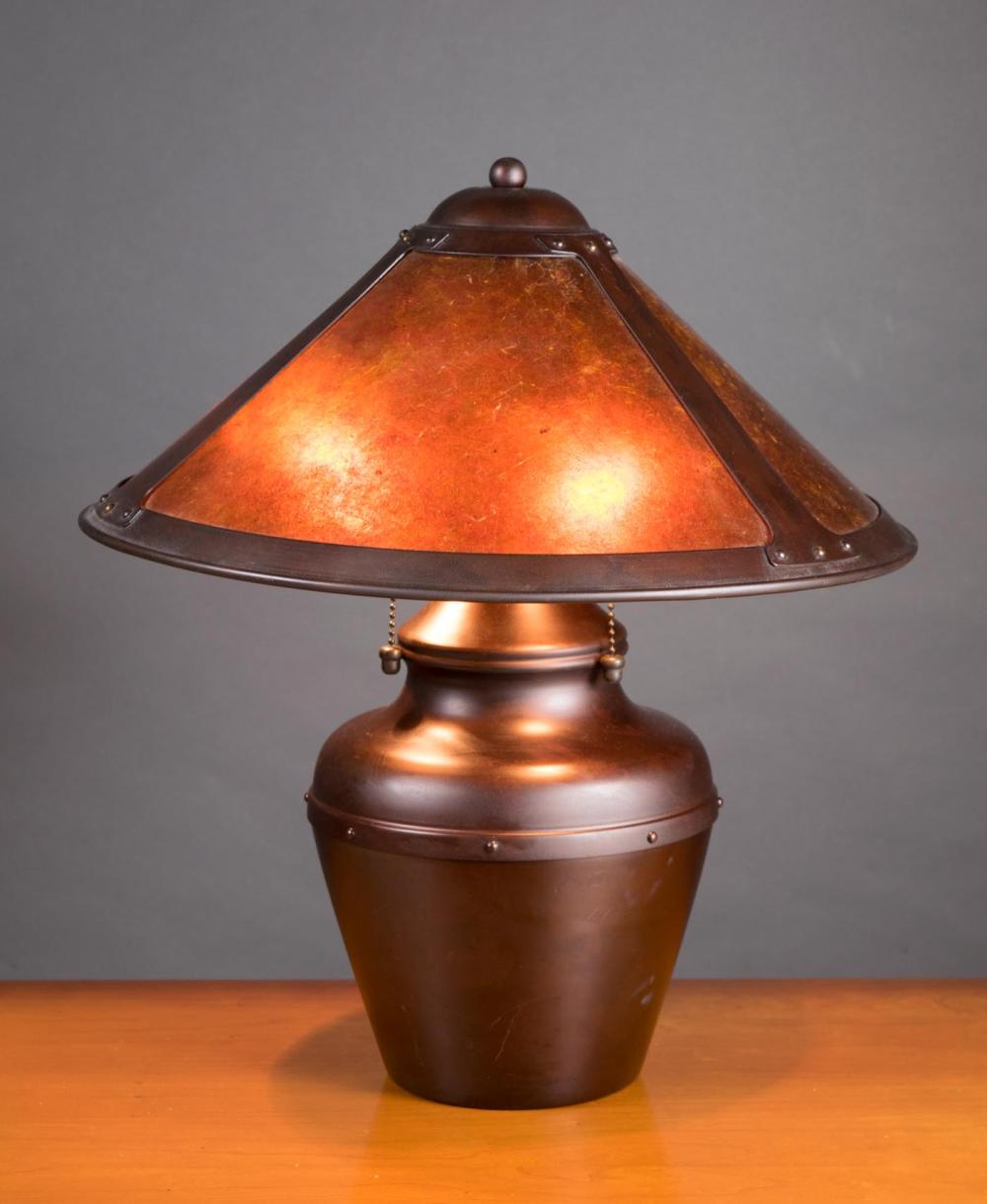COPPER CRAFTSMAN STYLE TABLE