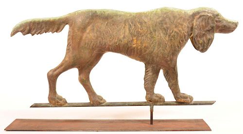 COPPER DIMENSIONAL SETTER DOG
