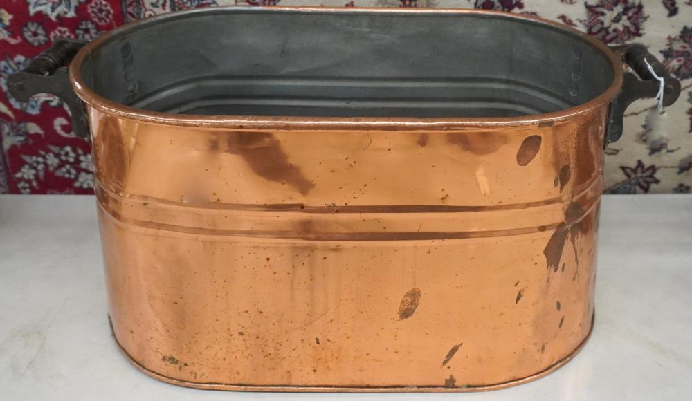 COPPER FISH POACHER, 12 X 27 IN.