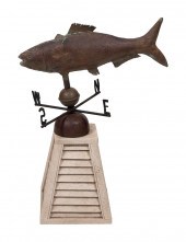 COPPER FISH WEATHER VANE 20TH