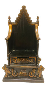 COPPER FLASHED CAST IRON THRON