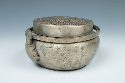 COPPER HAND WARMER AND COVERWith