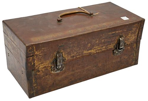 COPPER HANDMADE TACKLE BOXCopper