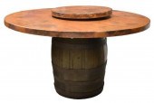 COPPER LAZY SUSAN TABLETOP WIN