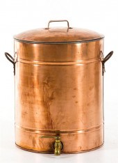 Copper liquid container early