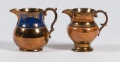 Copper Lusterware Pitchers 19/