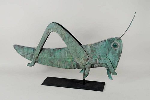 COPPER MOLDED GRASSHOPPER