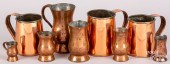 COPPER MUGS AND MEASURESCopper