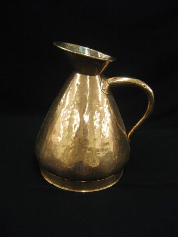 Copper Oversized Pitcher hallmarked