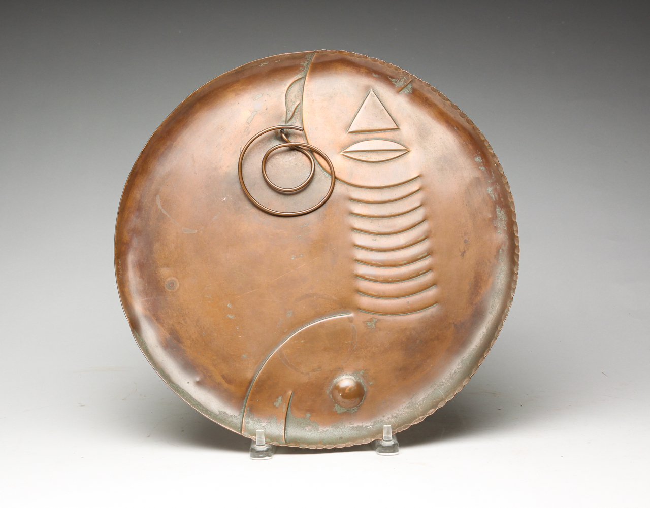 COPPER PLAQUE BY FRANCISCO REBAJES.