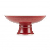 COPPER-RED-GLAZED STEM DISH
QI