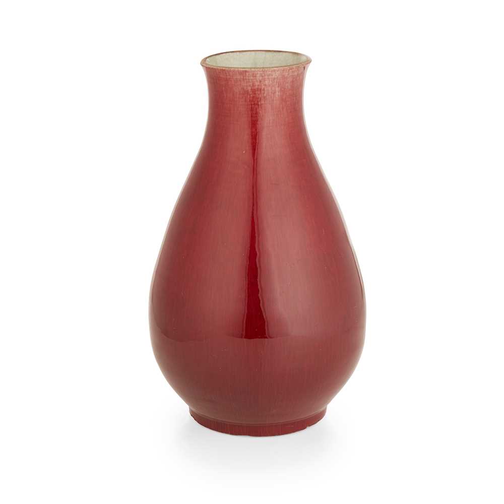 COPPER-RED-GLAZED VASE QING