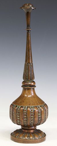 COPPER REPOUSSE ROSEWATER