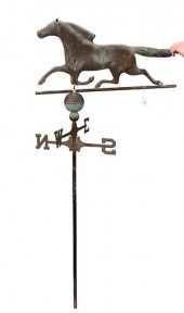 COPPER RUNNING HORSE WEATHERVA