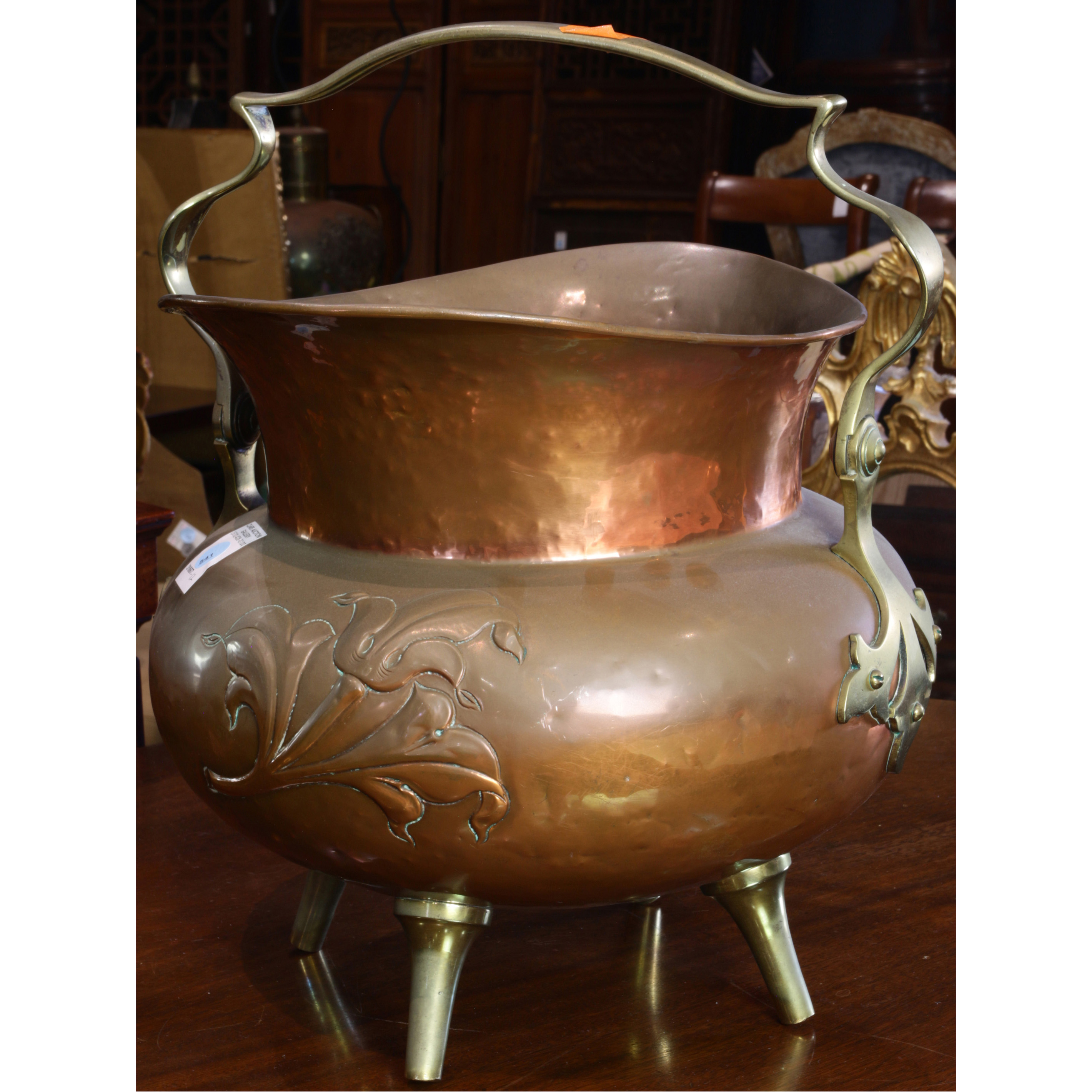 COPPER SINGLE HANDLE POT Copper