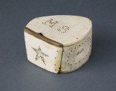 COPPER STIPPLED INLAID BONE FA