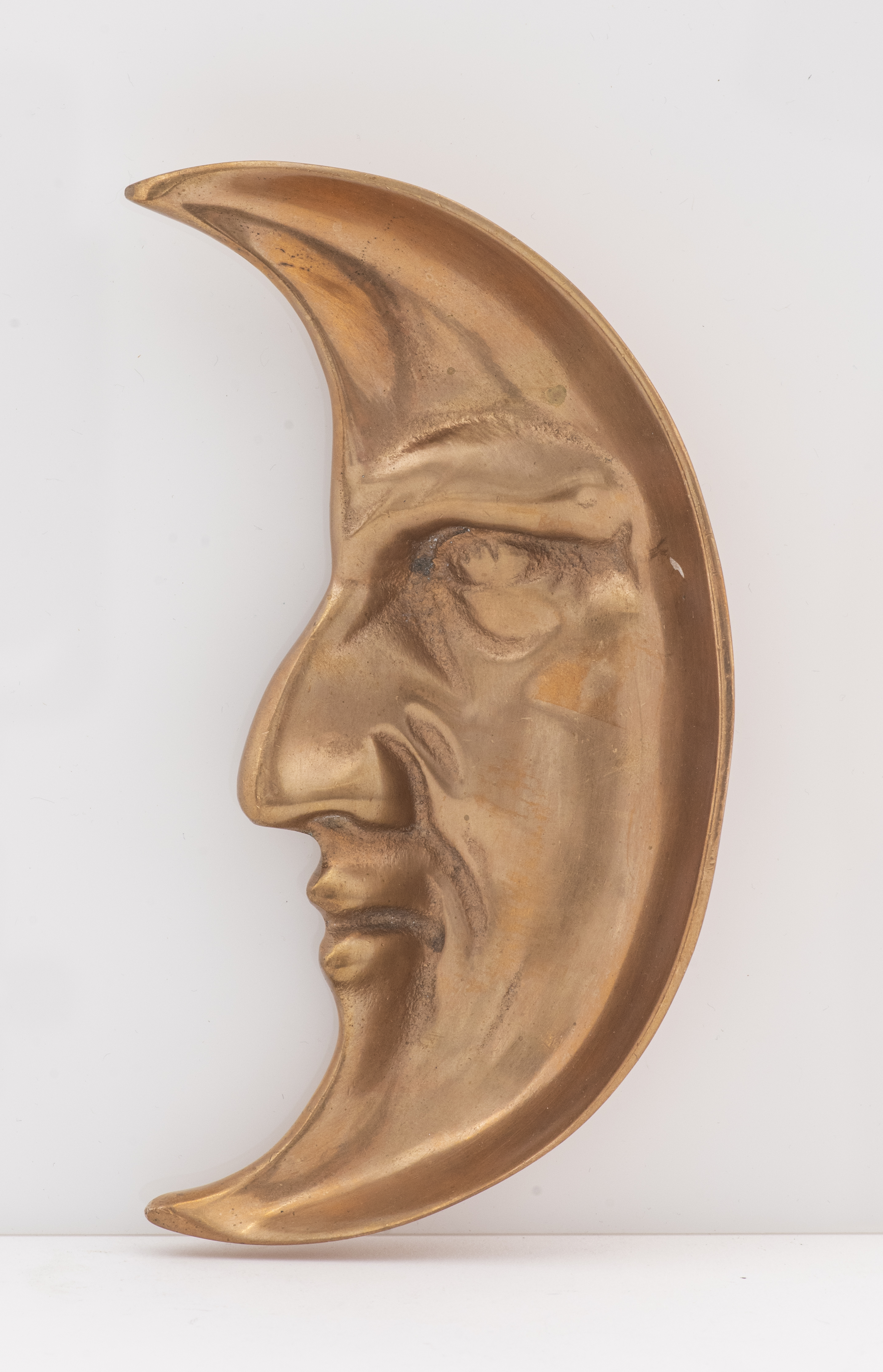 COPPER-TONED GUNMETAL CRESCENT MOON