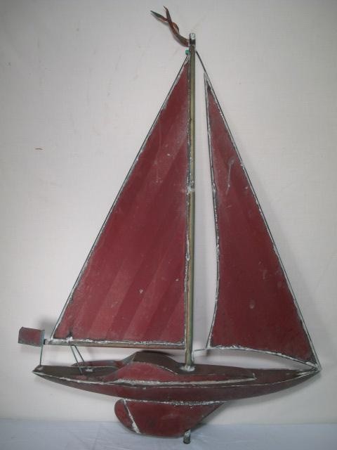 Copper weathervane constructed as a