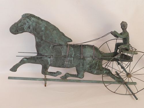 COPPER WEATHERVANE - HORSE &