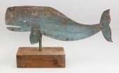 COPPER WHALE WEATHER VANE TOPP
