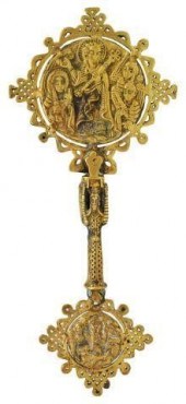 COPTIC CAST BRONZE PICTORIAL P
