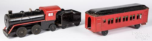 COR-COR PRESSED STEEL TRAIN SET,