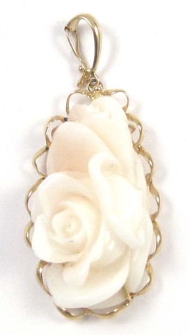 CORAL AND FOURTEEN KARAT GOLD