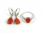 CORAL AND FOURTEEN KARAT GOLD