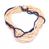 CORAL, LAPIS, AND DIAMOND TORS