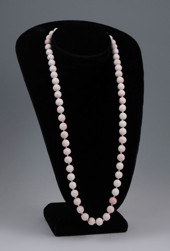 CORAL STRAND BEAD NECKLACE: Angel